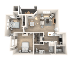 The Presley at Whitney Ranch Apartments Jailhouse Rock Floor Plan