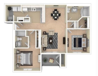 Floor Plan 2 BEDROOM 2 BATHROOM