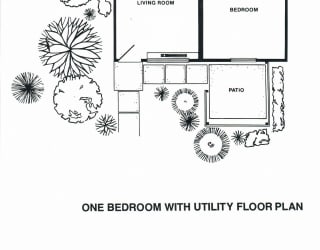Floor Plan 1 Bd 1 Bath