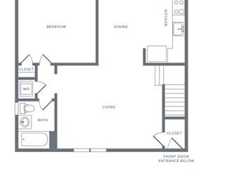 A1 Upper Upgraded Floor Plan at Alister Morristown, Morristown, New Jersey