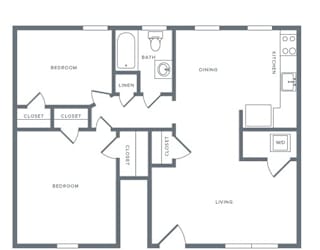 B1-Alt_Lower Floor Plan at Alister Morristown, Morristown, NJ, 07960