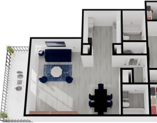 Secretariat floorplan at Pinebrook