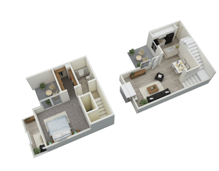 bedroom floor plan an in 2d