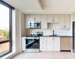 Open Air Kitchen Space at The Hill Apartments, Minnesota, 55102