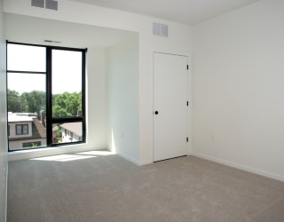 Carpeted Living Area at The Hill Apartments, Minnesota, 55102