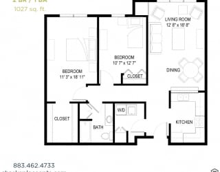 a floor plan of chaska place