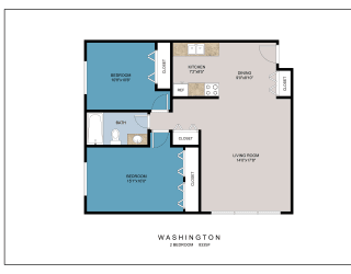 2Bed 1Bath at Point of America Apartments, MN, 55443