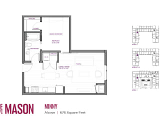 Minny Floor Plan at The Mason, Minnesota, 55114