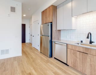 Separate Kitchen Areas at The Mason, St. Paul, MN, 55114