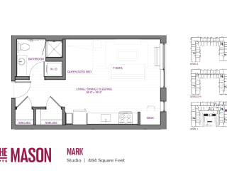 Mark Floor Plan at The Mason, St. Paul, 55114