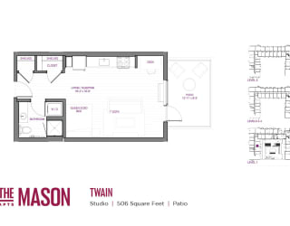 Twain Floor Plan at The Mason, Minnesota, 55114