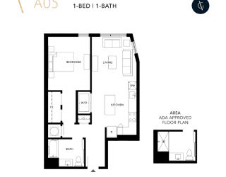 a floor plan of a apt with roommates