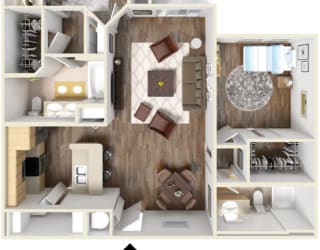 Magnolia 3D Floorplan at Oakleaf Plantation in Jacksonville, FL