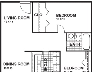Floor Plan B 2.1