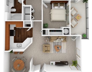 2-bed-2-bath-955-sq-ft at Renaissance Apartment Homes, California