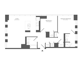 B6 Floor Plan at Link Apartments® QPN, Long Island City, NY