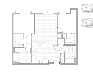 B2 floor plan at Neon Local