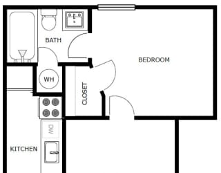 One Bedroom One Bathroom