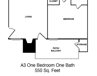1 bed 1 bathroom apartment
