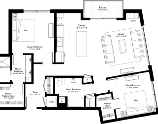 Prairie Clover apartment floor plan