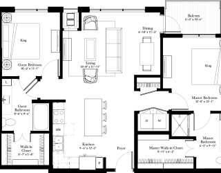 Shooting Star apartment floor plan