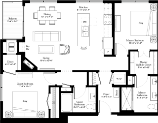Signature Cosmos apartment floor plan