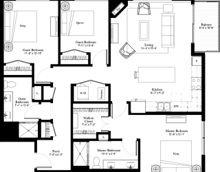 Signature Orchid apartment floor plan