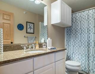 a bathroom with a sink and a toilet
