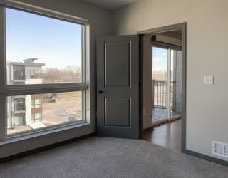 Entrance to the master bedroom at Haven at Uptown