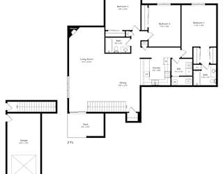 the 3-bedroom Jeddah Light floorplan at Southwind Villas in La Vista, NE