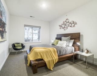 Interiors-1 bedroom apartment for rent with natural lighting at The Conrad near UNMC OMaha NE