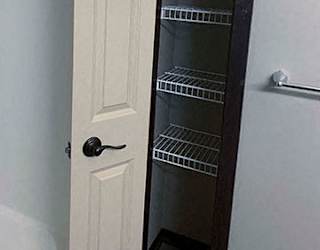 Extra storage, large closets, and large bathroom in of 1 bedroom apartment for rent at The Flats at 84 best   apartments Lincoln NE 68516