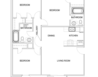a floor plan of a house