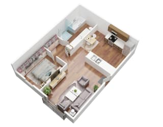 9404 Apartments Queen Floorplan