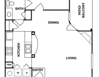 Floor Plan A2 Renovated
