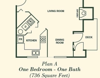 1 Bed - 1 Bath |736 sq ft