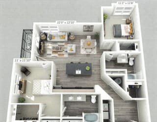 Floor Plan - The Rucker