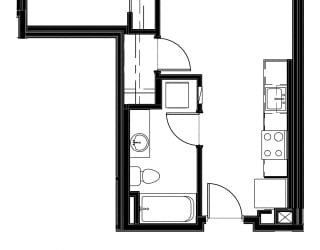 1 Bed - 1 Bath |718 sq ft at Astro Apartments, Washington