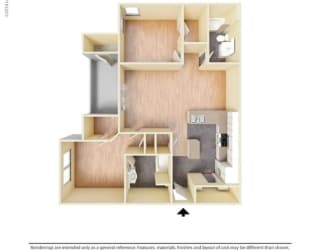 3D Rendering of floor plan