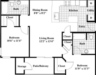 2D Rendering of floor plan