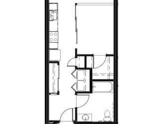 ADA Open beds - 237/337/437 at Astro Apartments, Seattle, WA, 98109