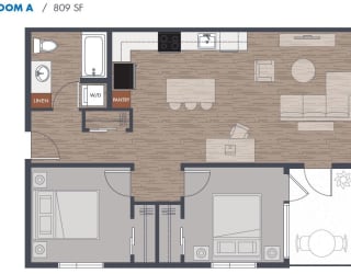 Two Bedroom Floorplan