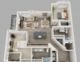 RUCKER-1 Floor Plan at The Ashley, South Carolina, 29407