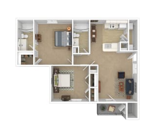 3D Floor plan rendering