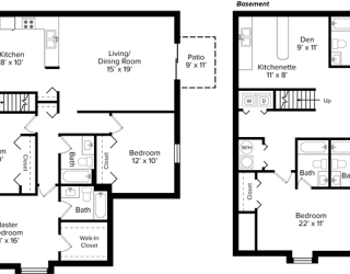 6 bedroom apartment floor plan