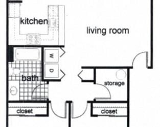 Floor Plan Two Bedroom