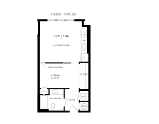 Marigold Floor Plan at Canvas, Maryland
