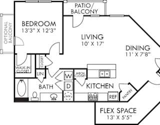 A black and white image of a house floor plan.