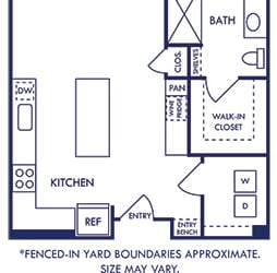 a floor plan of a two bedroom apartment