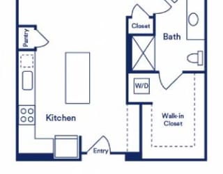 a blueprint of a floor plan of a residence